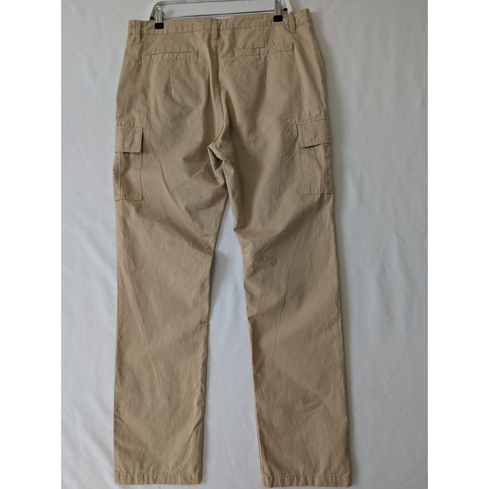 The Hundreds Cargo Pants Mens 36x32 Straight Khaki Cotton Travel Outdoors New - Picture 3 of 9
